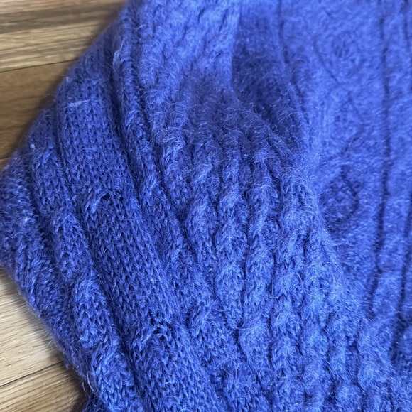 Vintage Chunky Mohair Fuzzy Knit Sweater Granny Grunge - Picture 9 of 12